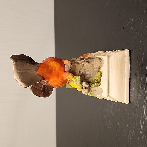 Rare Vintage Porcelain Figurine Robin Hand Painted Made In Japan - Picture 2 of 11